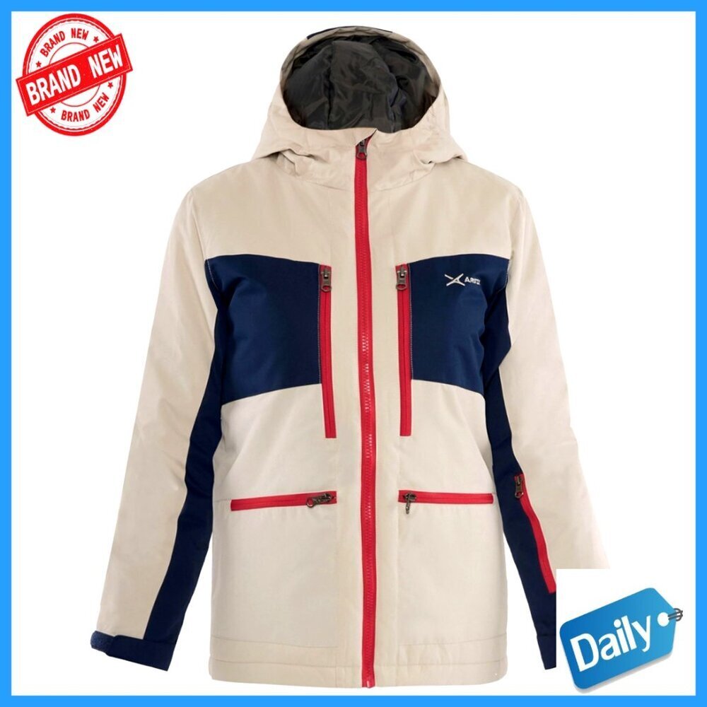 Insulated Quilted Performance Jacket Multi-Zipper Cold Weather Parka Kids